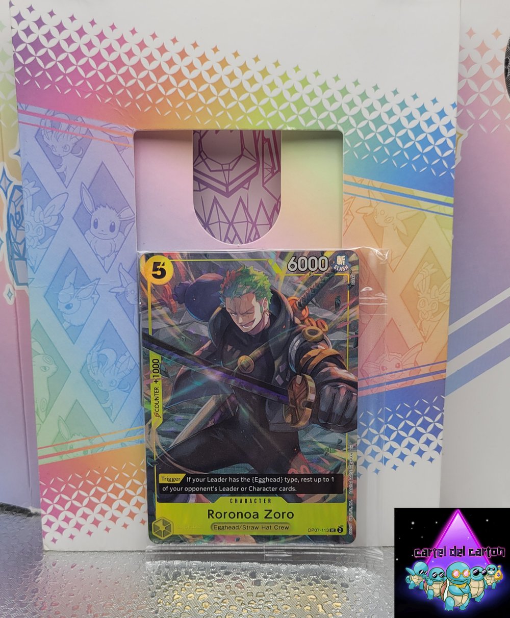 Image of One Piece TCG Roronoa Zoro Alternate Art Promo (SEALED)