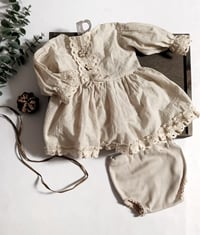 Image 1 of Sitter set for boho photo shoots | Remi | age 9-12 months  | beige
