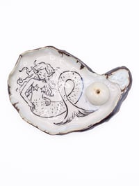 Image 1 of Oyster Shell Incense Holder