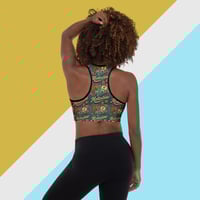 Image 3 of "Rising Koi" Padded Sports Bra