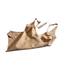 Image 4 of SKIMS- UNLINED PLUNGE THONG BODYSUIT- CLAY