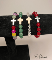 Image 6 of Faith Cross Bracelet Collection