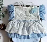 Image 2 of Baby dress for photo shoots | Nella | age 12-18 months | blue