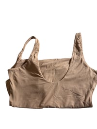 Image 6 of SKIMS- SQUARE NECK BODYSUIT THONG- SIENNA