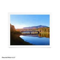 Image 5 of The Cornish-Windsor Covered Bridge - Fine-Art Print