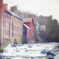 Image 1 of Springfield Mill On A Winter's Day - Fine-Art Print