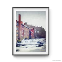 Image 3 of Springfield Mill On A Winter's Day - Fine-Art Print