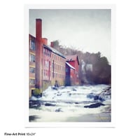 Image 4 of Springfield Mill On A Winter's Day - Fine-Art Print