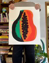 Image 1 of Papaya Study Screenprint 