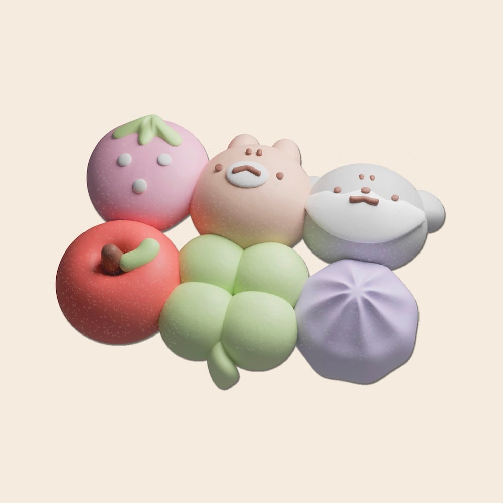 Image of LARGE MOCHI BUN SEAL