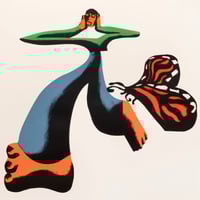 Butterfly Chase Screenprint 