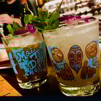 Image 7 of MAI TAI DAY 2025 Limited Edition 15 oz Cocktail Glass for Tiki Underground & Speak of the Devil