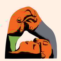 Smooshed Hands screenprint  Re Release 