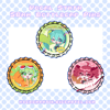[PRE-ORDER] Vocal Synth Bottlecap Pins - Hatsune Miku / Kasane Teto / Megpoid Gumi 