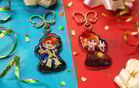 Image 4 of Umineko ('Rondo' - Beatrice & Battler) 2.5" Double-Sided Acrylic Charm