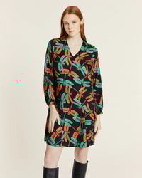 Image 2 of Vestido libélulas corto evasé