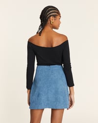 Image 3 of Body negro con fruncido