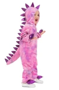 Image 1 of Toddler Pink Dinosaur Costume