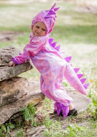 Image 2 of Toddler Pink Dinosaur Costume
