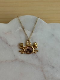 Image 1 of Lia Abalone Crab Necklace (Gold)