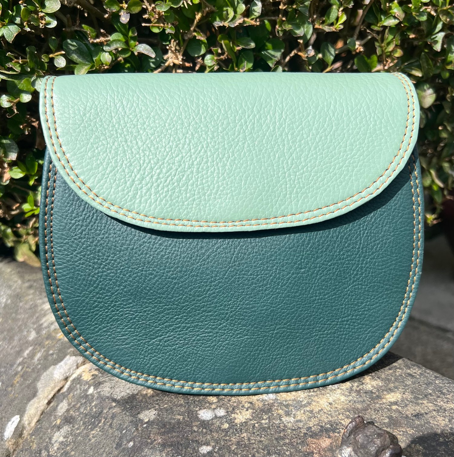 Image of Harlequin Collection - Multi-Coloured Recycled Leather #255B