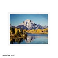 Image 3 of Mount Moran And The Oxbow Bend - Fine-Art Print