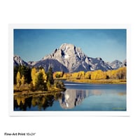 Image 4 of Mount Moran And The Oxbow Bend - Fine-Art Print
