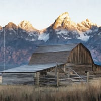 Image 1 of Moulton Barn and Grand Tetons - Fine-Art Print