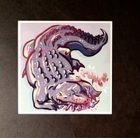 Crocodile Crunch print