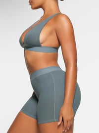 Image 2 of SKIMS- COTTON RIB BOXER- KYANITE 