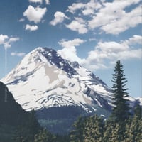 Image 1 of Noon Clouds Over Mount Jackson - Fine-Art Print