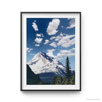 Image 3 of Noon Clouds Over Mount Jackson - Fine-Art Print