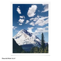 Image 4 of Noon Clouds Over Mount Jackson - Fine-Art Print