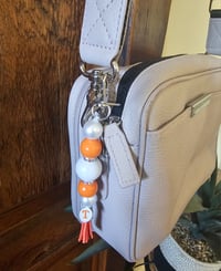 Image 6 of Game Day Beaded Keychain/Purse Charm 