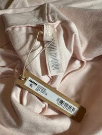 Image 5 of SKIMS- COTTON JERSEY FOLD OVER PANTS- BARELY PINK. 