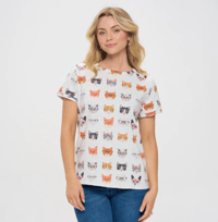 Image 5 of Glasses Cat Tee