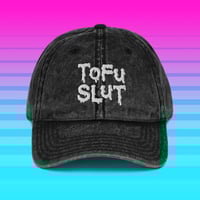 Image 1 of Tofu Slut Embroidered Dad Cap