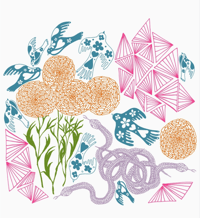 Image 2 of Secret Garden Crop Tee