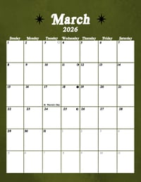 Image 6 of PREORDER - 2026 Wall Calendar