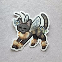 Image 1 of Bee Cat Sticker