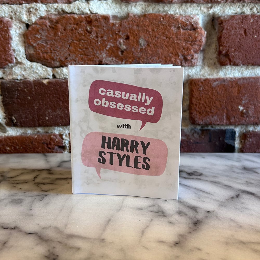 Image of Harry Styles Casually Obsessed [square mini zine]
