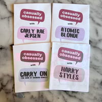 Image 1 of Casually Obsessed Zine 4-Pack (with sticker)