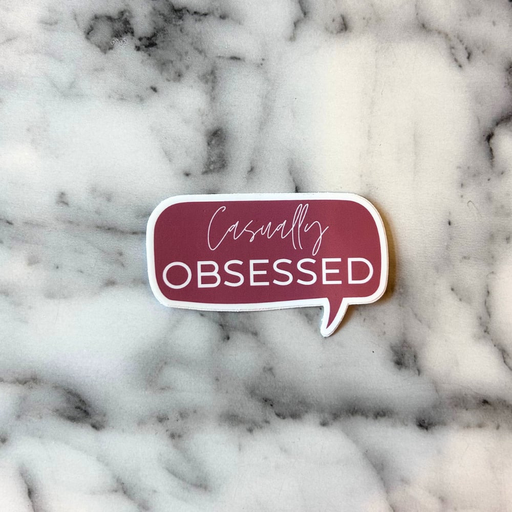 Image of Casually Obsessed Zine 4-Pack (with sticker)