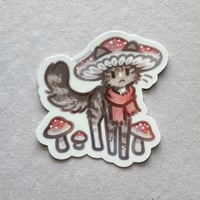 Image 1 of Mushroom Cat Sticker