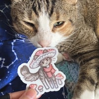 Image 2 of Mushroom Cat Sticker