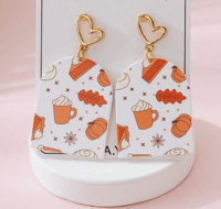 Image 3 of Cozy Fall Dangle Earrings