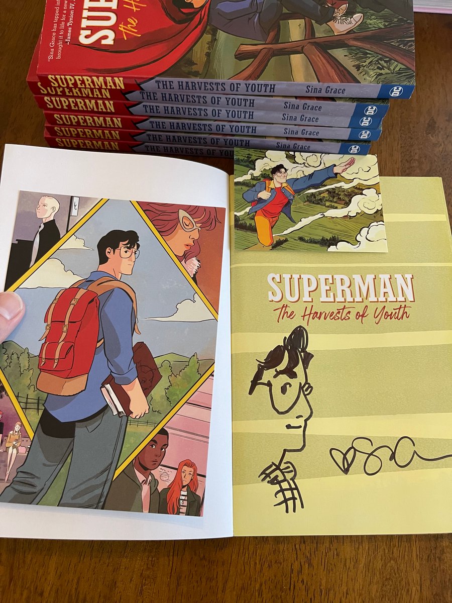 Image of Superman: Harvests of Youth signed/ sketch bundle