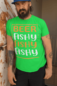 Image 2 of "Beer Fishy Fishy" Graphic Tee – Fun and Bold Casual Shirt