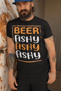 Image 1 of "Beer Fishy Fishy" Graphic Tee – Fun and Bold Casual Shirt