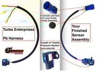 Image 1 of Pb Sensor Upgrade Harness (BLUE Plug) for CX500/CX650 Turbos